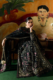Freeshia by Suffuse Embroidered Organza Unstitched 3Pc Suit - ZABEEN