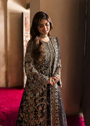 Maahi by Kanwal Malik Embroidered Organza Unstitched 3Pc Suit - ZAIB
