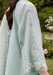 Siraa by Sadaf Fawad Khan Embroidered Lawn Unstitched 3Pc Suit - ZAPHIRA (B)
