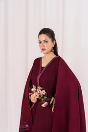 Feathers Fully Embroidered Dhanak Unstitched 3Pc Suit ZARENE-FT558