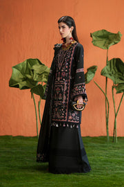 Zariya Zaira Embroidered Luxury Lawn Unstitched 3Pc Suit ZB6S109 ZARETA