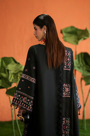Zariya Zaira Embroidered Luxury Lawn Unstitched 3Pc Suit ZB6S109 ZARETA