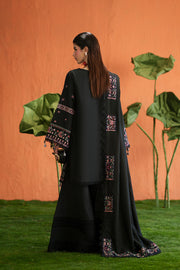 Zariya Zaira Embroidered Luxury Lawn Unstitched 3Pc Suit ZB6S109 ZARETA