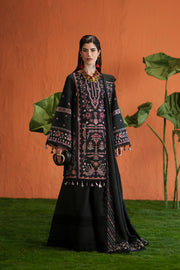 Zariya Zaira Embroidered Luxury Lawn Unstitched 3Pc Suit ZB6S109 ZARETA