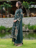 Faiza Faisal Hoor Embroidered Karandi Unstitched 3Pc Suit - ZAREYA