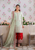 Akbar Aslam Shadmani Embroidered Raw Silk Unstitched 3Pc Suit - ZARI