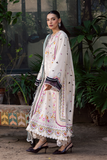 Zarposh Celia Embroidered Luxury Lawn Unstitched 3Pc Suit - ZARMIN