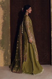 Zarposh Jahanara Festive Embroidered Raw Silk Unstitched 3Pc Suit - ZARMINA