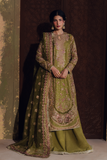 Zarposh Jahanara Festive Embroidered Raw Silk Unstitched 3Pc Suit - ZARMINA