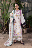 Zarposh Celia Embroidered Luxury Lawn Unstitched 3Pc Suit - ZARMIN