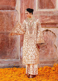 Akbar Aslam Shadmani Embroidered Raw Silk Unstitched 3Pc Suit - ZARTAJ