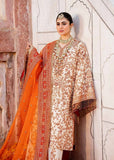 Akbar Aslam Shadmani Embroidered Raw Silk Unstitched 3Pc Suit - ZARTAJ