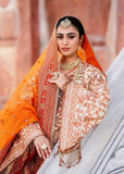 Akbar Aslam Shadmani Embroidered Raw Silk Unstitched 3Pc Suit - ZARTAJ