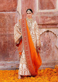 Akbar Aslam Shadmani Embroidered Raw Silk Unstitched 3Pc Suit - ZARTAJ