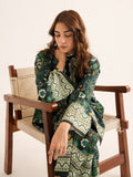 Faiza Faisal Reve Festive Pret Printed Grip Silk 2Pc Suit - ZAYEN