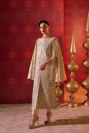 Zariya Zarnima Gold Lama Unstitched 3Pc Suit ZB5S045 ZAYLIN