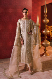 Zariya Zarnima Gold Lama Unstitched 3Pc Suit ZB5S045 ZAYLIN