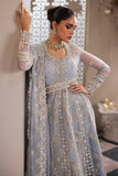 Gossamer by Zaha Embroidered Organza Unstitched 3Pc Suit ZC24-01 Sofina