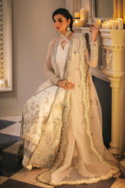 Gossamer by Zaha Embroidered Organza Unstitched 3Pc Suit ZC24-02 Leiyn
