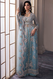 Gossamer by Zaha Embroidered Organza Unstitched 3Pc Suit ZC24-04 Kiana