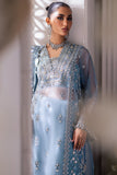 Gossamer by Zaha Embroidered Organza Unstitched 3Pc Suit ZC24-07 Azura