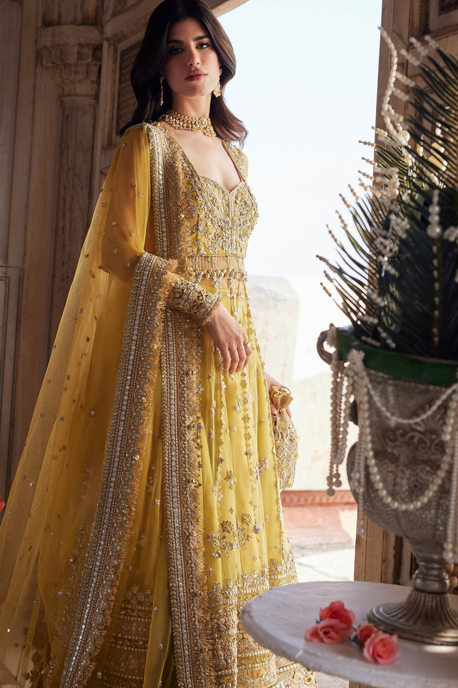 Gossamer by Zaha Wedding Festive Unstitched Dress ZC25-02 SURAJMUKHI