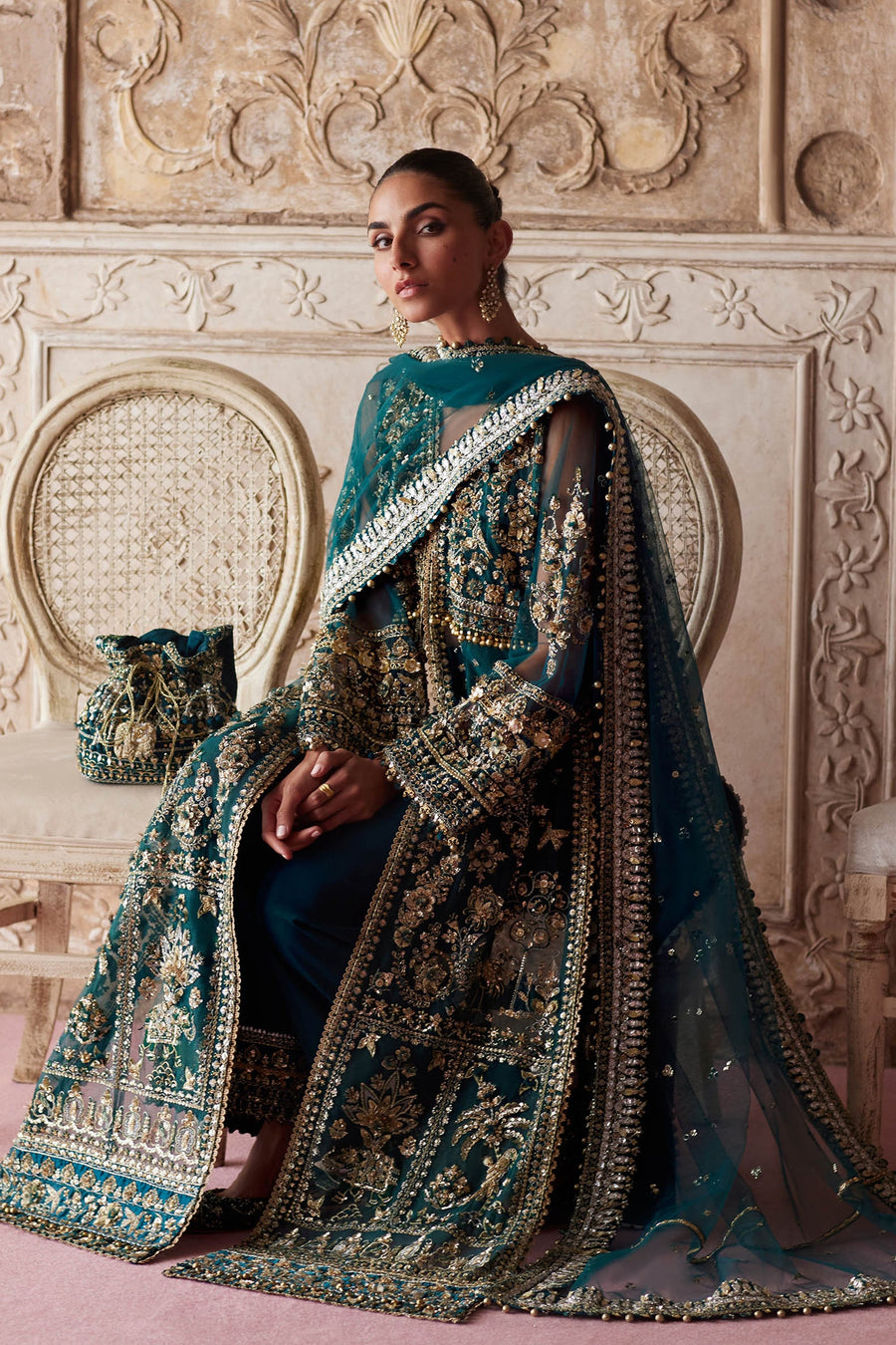 Gossamer by Zaha Wedding Festive Unstitched Dress ZC25-05 AYLIN-E-JADE