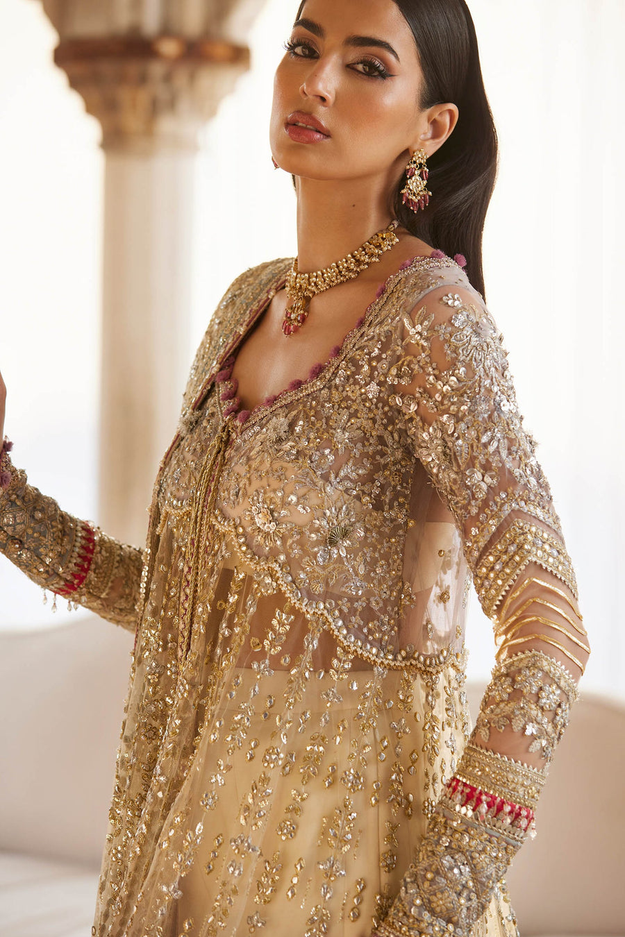 Gossamer by Zaha Wedding Festive Unstitched Dress ZC25-06 ZAR-E-MAHR