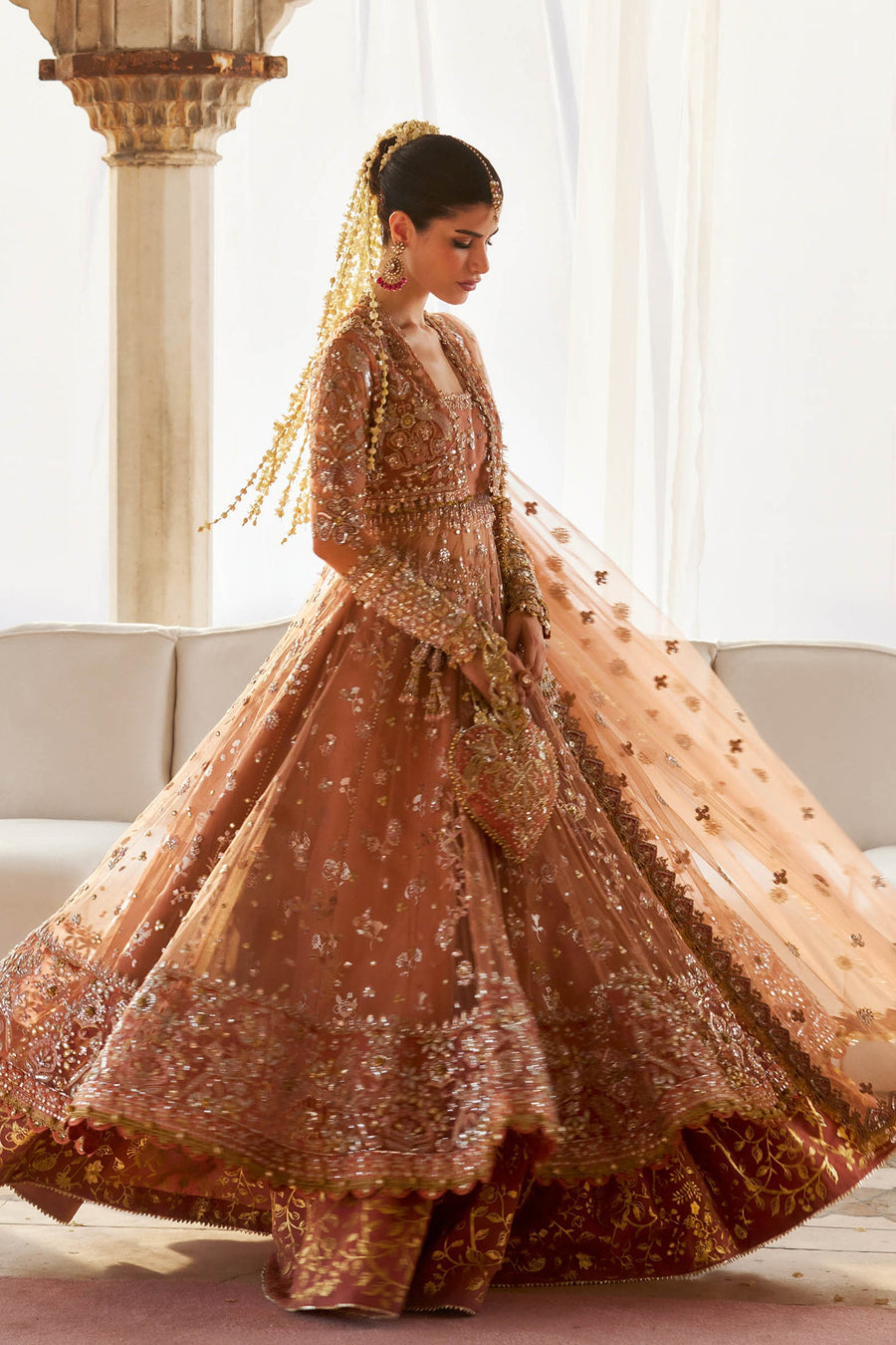 Gossamer by Zaha Wedding Festive Unstitched Dress ZC25-08 GUL-E-MAHNOOR