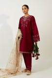 Coco by Zara Shahjahan Embroidered Lawn Unstitched 3Pc Suit ZCE23-1A