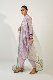 Coco by Zara Shahjahan Embroidered Lawn Unstitched 3Pc Suit ZCE23-3A