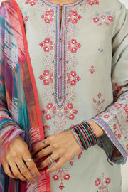 Coco by Zara Shahjahan Embroidered Lawn Unstitched 3Pc Suit ZCE23-7B
