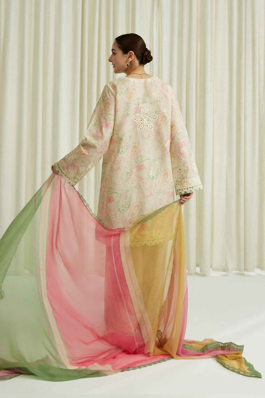 Coco by Zara Shahjahan Embroidered Lawn Unstitched 3Pc Suit ZCE23-9B