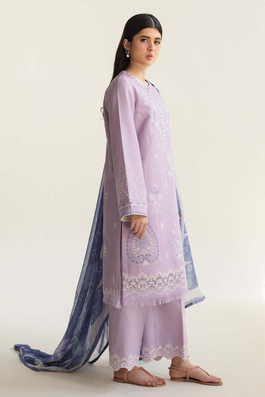 Coco by Zara Shahjahan Embroidered Lawn Unstitched 3Pc Suit D-10B LOVENT