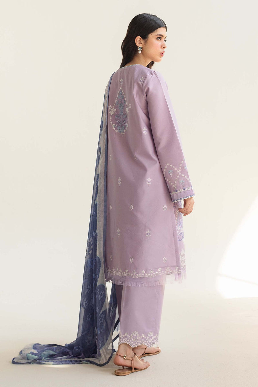 Coco by Zara Shahjahan Embroidered Lawn Unstitched 3Pc Suit D-10B LOVENT