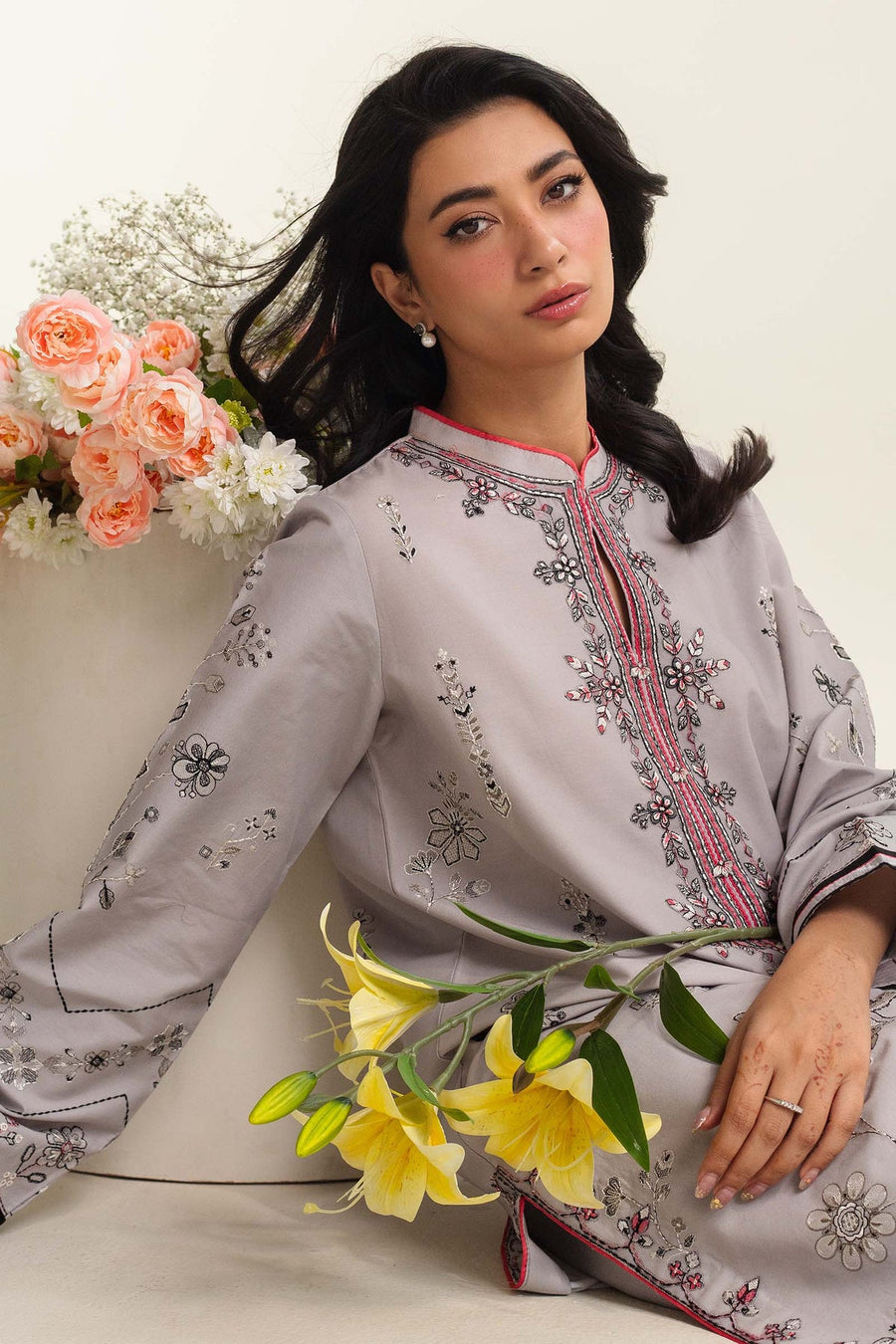 Coco by Zara Shahjahan Embroidered Lawn Unstitched 3Pc Suit D-09B ZAIRA