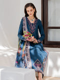 Dareen by IZEL Embroidered Luxury Lawn Unstitched 3Pc Suit - Zeenat