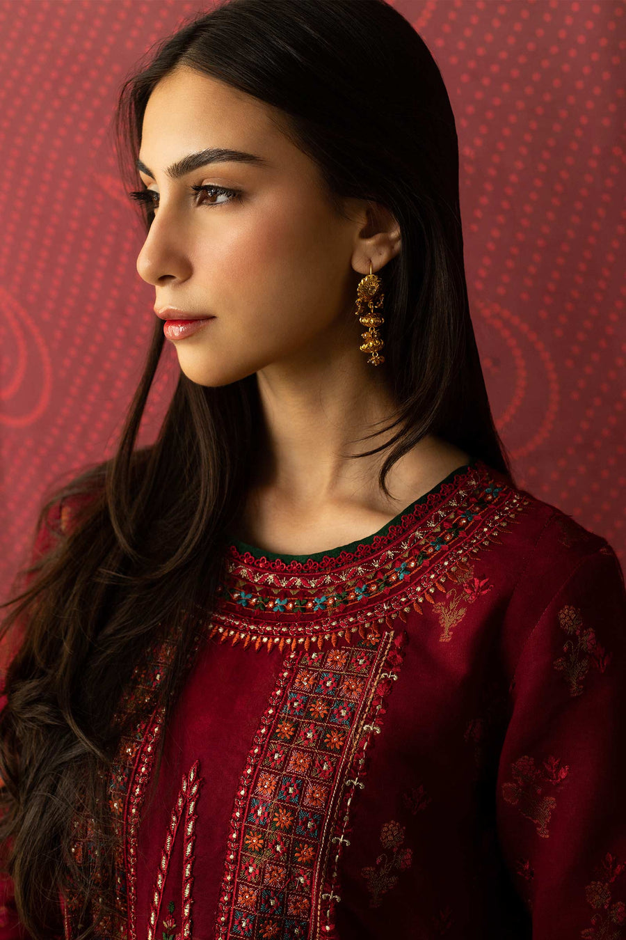 Zara Shahjahan Embroidered Lawn Unstitched 3 Piece Suit ZEL23-D06
