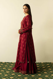Zara Shahjahan Embroidered Lawn Unstitched 3 Piece Suit ZEL23-D06