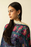 Zara Shahjahan Embroidered Lawn Unstitched 3 Piece Suit ZEL23-D08