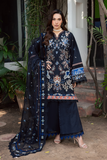 Zarposh Celia Embroidered Luxury Lawn Unstitched 3Pc Suit - ZELINE