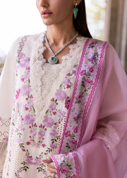 Saira Shakira Bloom Unstitched Lawn 3Pc Suit SS-25-01A ZERENE