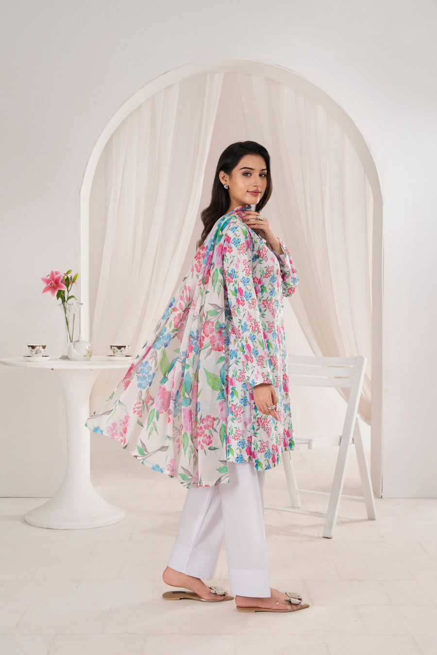 Feathers Premium Printed Lawn Unstitched 3Pc Suit ZESTON-FT704