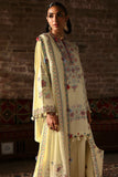 ZAHA Festive Embroidered Lawn Unstitched 3Pc Suit ZF-25-01 MEHERBANO