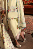 ZAHA Festive Embroidered Lawn Unstitched 3Pc Suit ZF-25-01 MEHERBANO