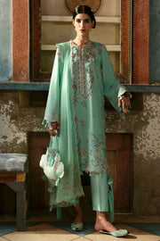 ZAHA Festive Embroidered Lawn Unstitched 3Pc Suit ZF-25-05 SEHER