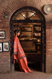 ZAHA Festive Embroidered Lawn Unstitched 3Pc Suit ZF-25-06 RANGREZ