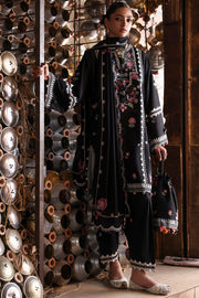 ZAHA Festive Embroidered Lawn Unstitched 3Pc Suit ZF-25-07 ZEENAT