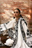 ZAHA Festive Embroidered Lawn Unstitched 3Pc Suit ZF-25-08 ZARMINA