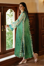 ZAHA by Khadijah Shah Festive Lawn Unstitched 3Pc Suit ZF23-09 SENA